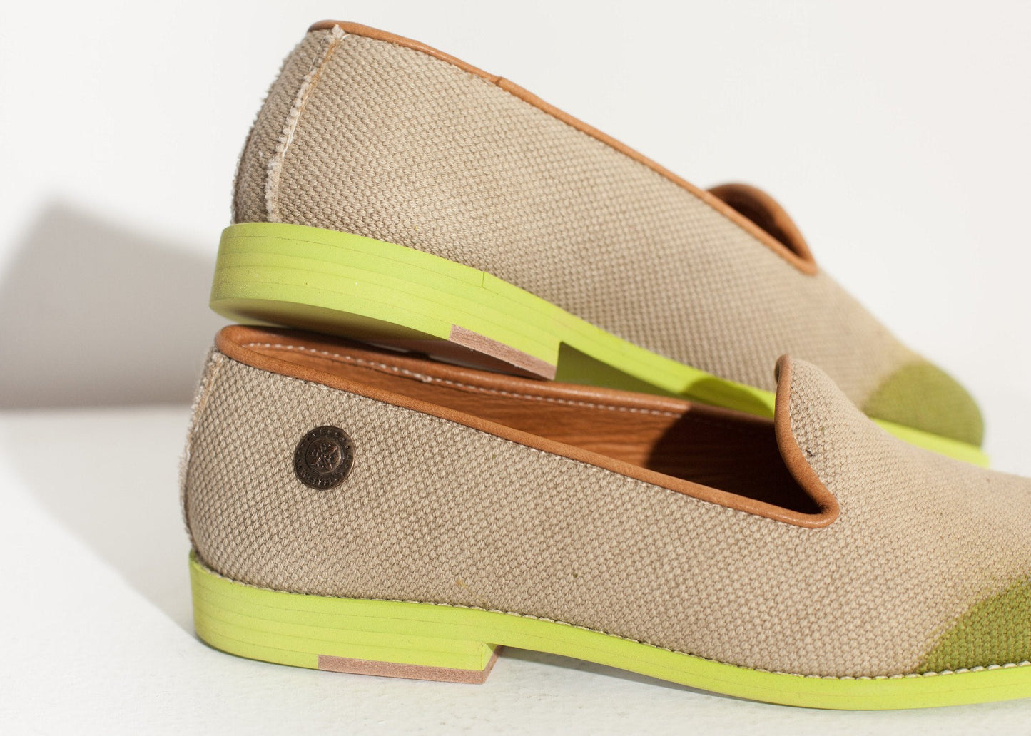 Wingtip-Loafer in Limette