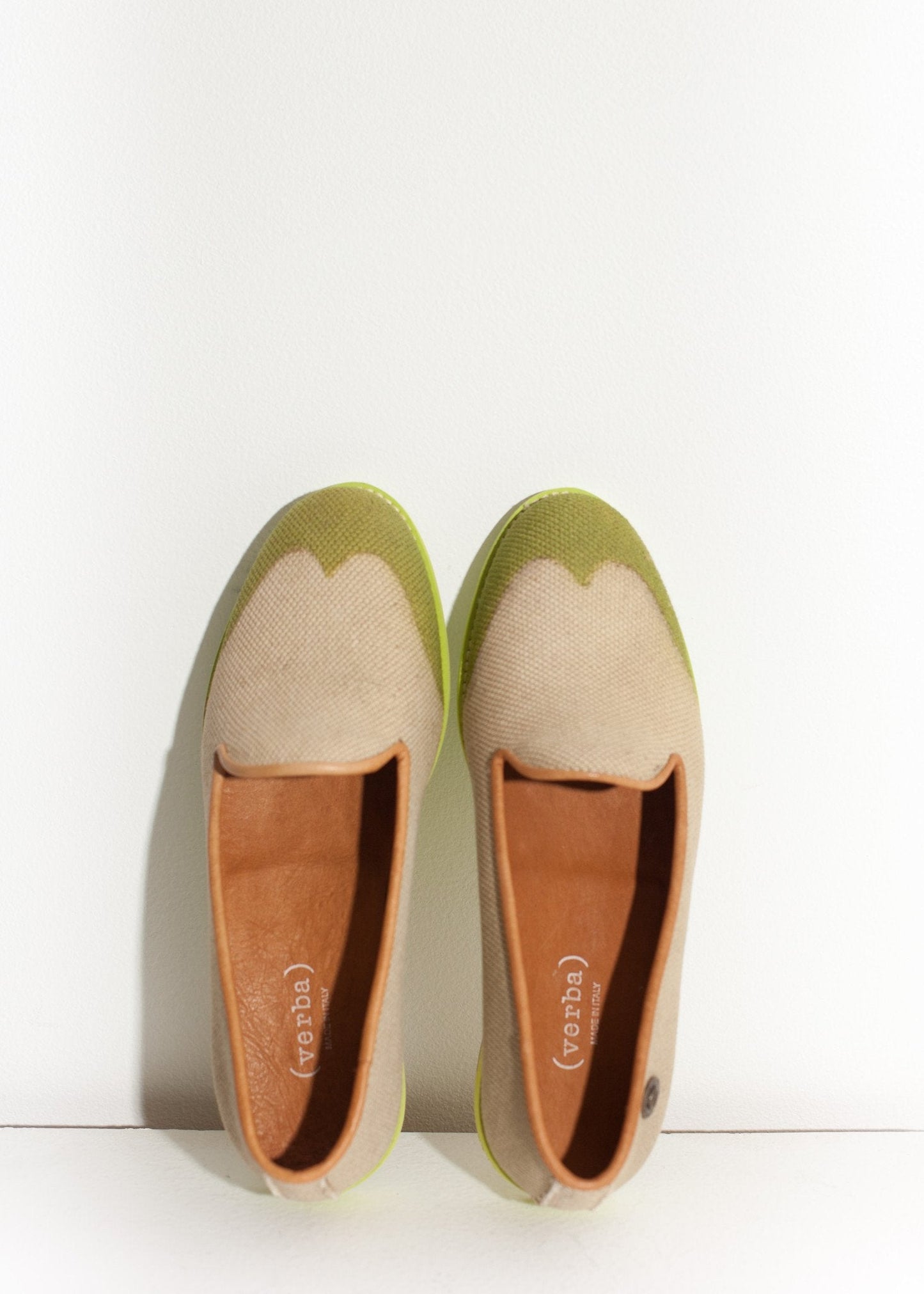 Wingtip-Loafer in Limette