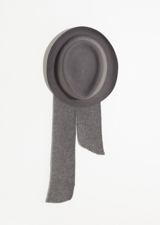 Chapeau Kate en Gris Acier
