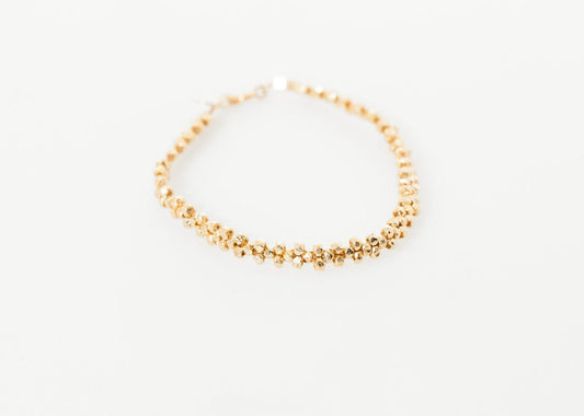 Bracelet Lane Bead en Laiton Doré