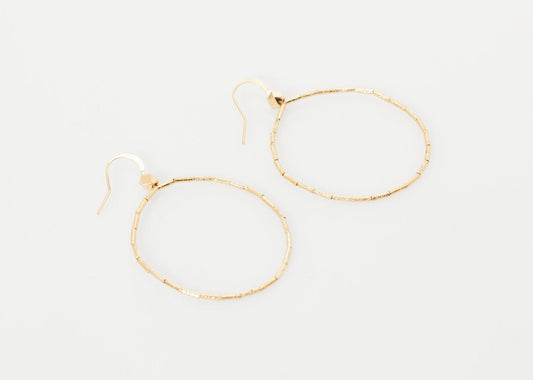 Boucles d'oreilles créoles Roberta